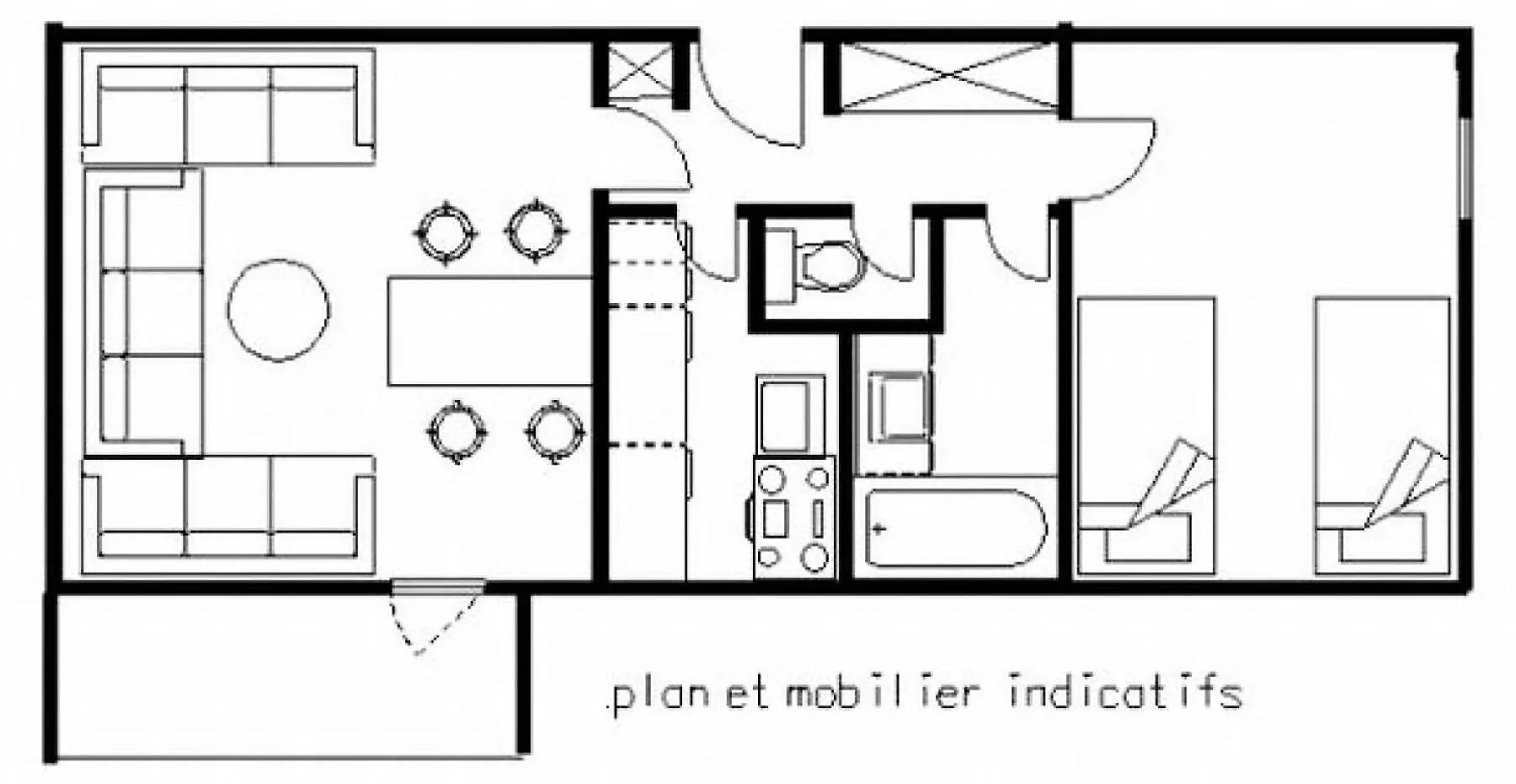 Residence Carroley A - 2 Pieces Pour 5 Personnes 94 Macot-la-Plagne